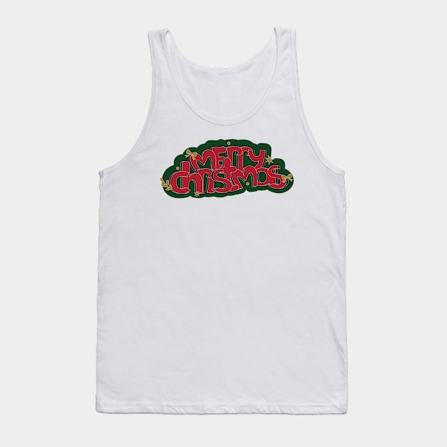 Merry Christmas Tank Top by dddesign